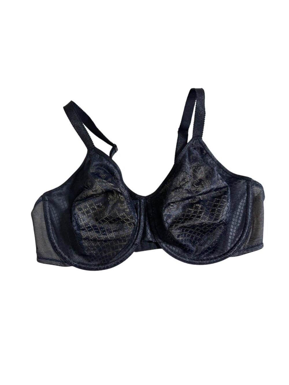 Wacoal Womens Black‎ Underwire Bra Size 38DD Unlined